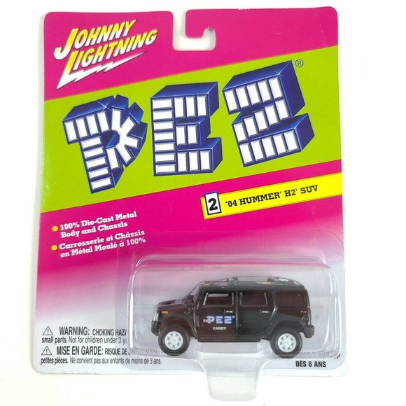 Johnny Lightning WHITE Lightning PEZ '04 HUMMER H2 SUV - Picture 2 of 11